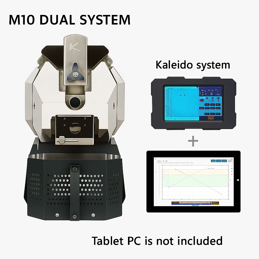 Kaleido Sniper M10s Dual System Electric Coffee Roaster 1.2KG (Kaleido + Artisan System) Version 2 Sealed - 120V - Image 3