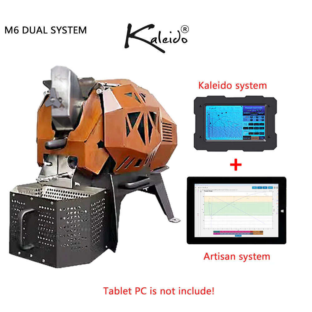 Kaleido Sniper M6s Dual System Electric Coffee Roaster 700g (Kaleido + Artisan) Version 2 Sealed - 120V - Image 3